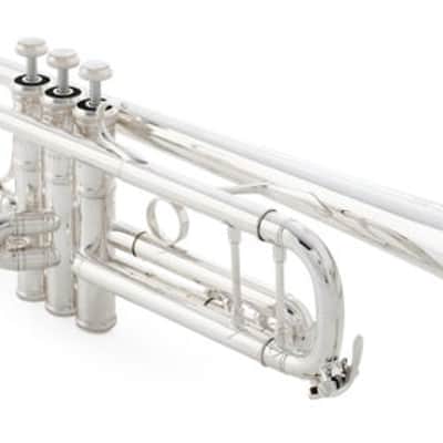 Yamaha YTR-9335NYS III Xeno Artist Model Professional Bb Trumpet - Silver-plated image 2