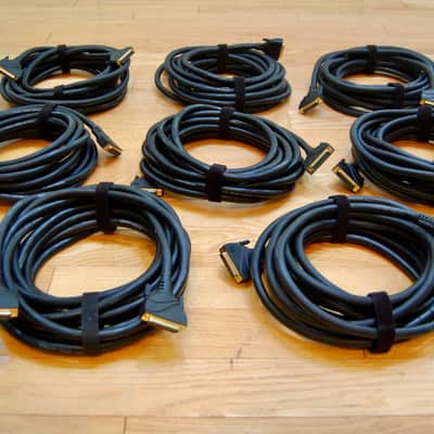 Lot of 8 - D'Addario Planet Waves PW-DB25 25 Foot Modular Snake System Core DB-25 Cables image 2