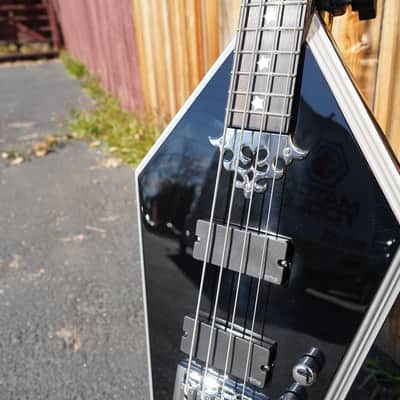 Schecter DIAMOND SERIES Sean Yseult Casket Bass - Gloss Black 4-String Electric Bass Guitar image 8