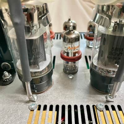 Devilcat Francine 30 Watt Class A Guitar Amp Head USA 2017 Black Crinkle Bullet Finish image 13