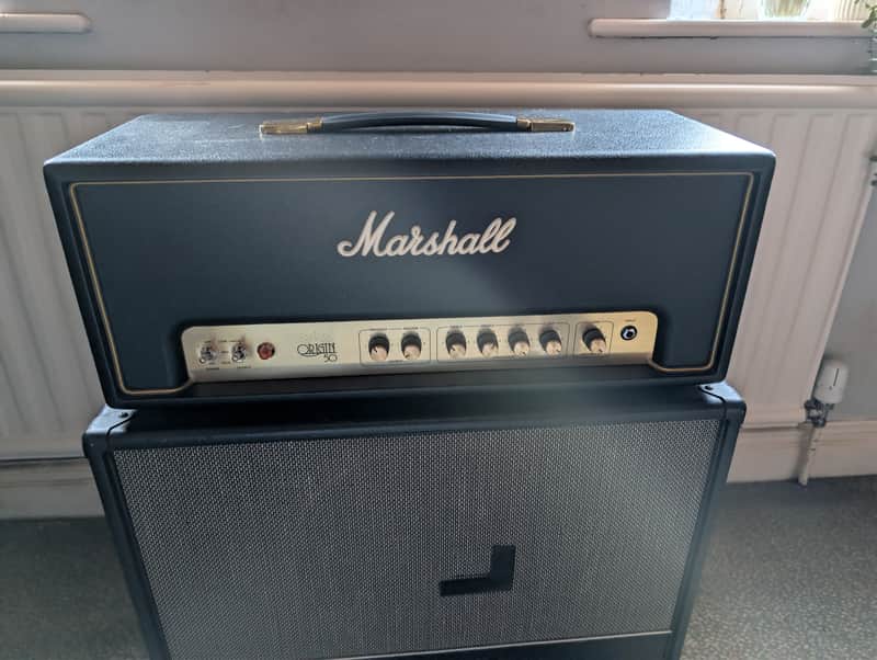 Marshall Origin ORIGIN50H 50-Watt Tube Guitar Amp Head 2018 - Present - Black image 1