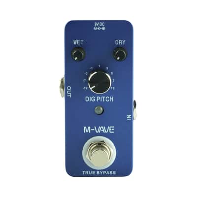 price included tax from CN to USA-M-vave Digital Pitch Guitar Effect Pedal 9 Pitch Types True Bypass Fast Shipment image 1