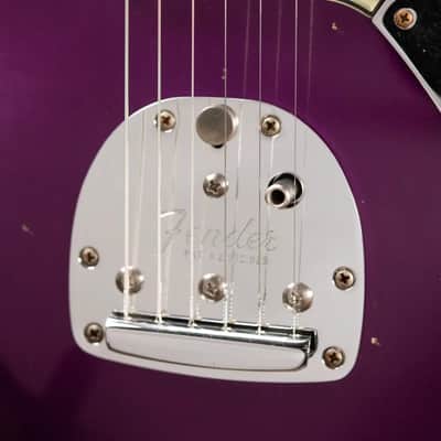 Fender Custom Shop 1965 Jaguar Heavy Relic Electric Guitar - Faded Purple Metallic with Hardshell Case image 15