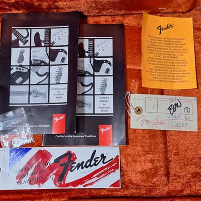 1997 Fender American Roadhouse Stratocaster W/OHSC and Candy image 11