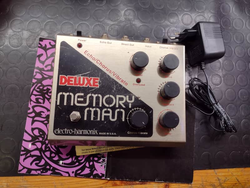 Electro-Harmonix Deluxe Memory Man echo chorus vibrato 2002 - silver image 1
