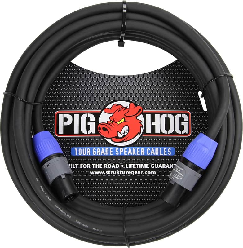 Pig Hog PHSC25SPK 14-Gauge Wire Speakon-to-Same Speaker Cable, 25ft image 1