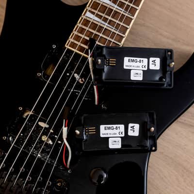 Jackson Stars Soloist SL-J2E Electric Guitar Black w/ EMG | Reverb