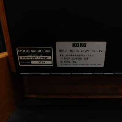 MOOG Minimoog Voyager Performer Edition V3.5 Bb Mw GOLD KNOB [3794] (08/17) image 4
