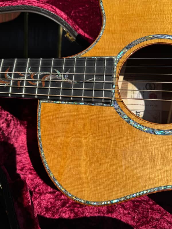 Taylor 2024 "Catch" Custom #27 Grand Auditorium Bearclaw Sitka/Bocote B4027 C14ce Acoustic-Electric Guitar w/HSC image 1