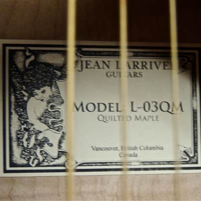 Larrivee L-03 Quilted Maple Acoustic Guitar image 3
