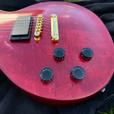 Gibson Les Paul Junior LPJ EMG upgrade gloss headstock upgrade left handed lefty image 11