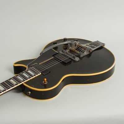 Gibson  Les Paul Custom Solid Body Electric Guitar (1956), ser. #6-7287, original black hard shell case. image 7