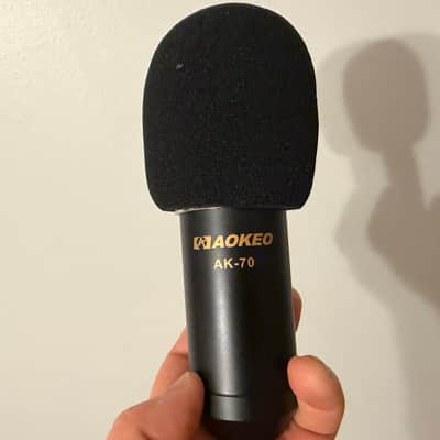 AOKEO AK-70 Black Condenser Microphone image 1