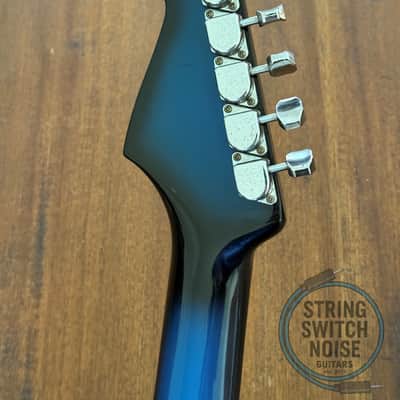 Tokai Stratocaster Guitar, Super Edition HH, MIJ, 1984, Blue Burst image 10