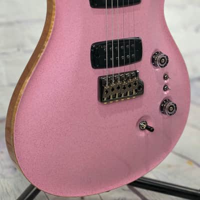 Paul Reed Smith PRS Guitars Wood Library Custom 24-08 6 String Electric Guitar Bubblegum Pink Sparkle image 4