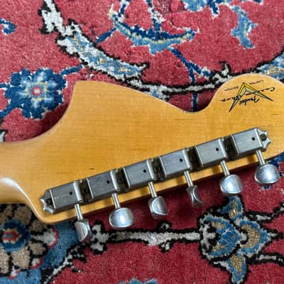 Fender Custom Shop '67 Heavy Relic Stratocaster 2021 Ocean Turquoise over sunburst image 20