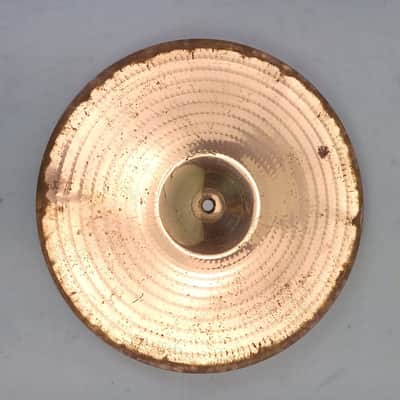 Zildjian 14"Scimitar Hi-Hats Cymbals Set Pair B8 Pre-ZBT Era 1230/1260g Vintage image 8