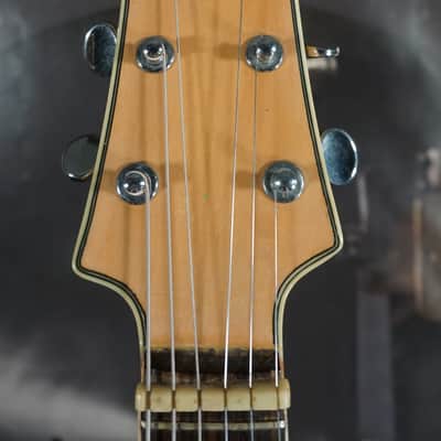 Teisco 1424 Vintage MIJ Semi-Hollow Electric Guitar Sunburst w/ Tremolo – Japan 1960s image 2