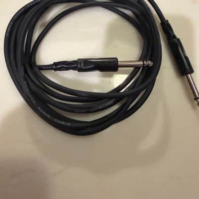 4 New Hosa 1/4-inch TS Male to 1/4-inch TS Male - 10 foot cables image 2