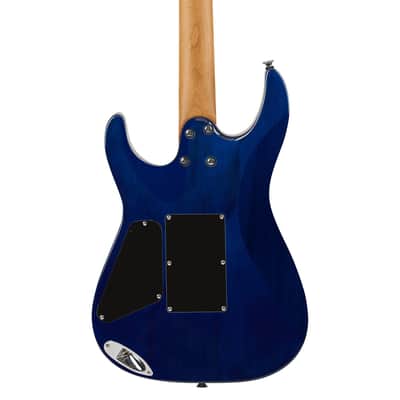 Charvel Pro-Mod Plus DK24 HH 2PT EB QM - Ebony Fingerboard, Chlorine Burst image 3