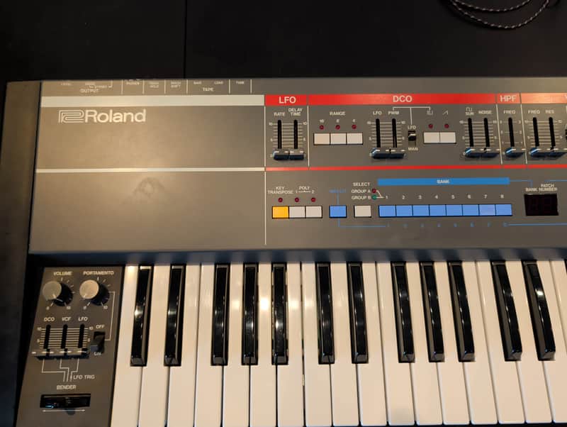 1984 Roland Juno-106 Programmable Polyphonic Synthesizer Japan image 1