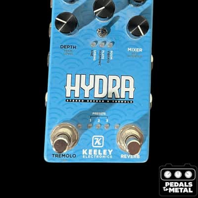 Keeley Hydra Stereo Reverb & Tremolo 2020 - Present - Blue - X16174 image 1