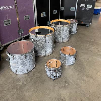 6 Pearl Music City Custom Pure Reference 2019 or 2020 - Satin grey sea glass Evanescence toured and recorded with. image 6