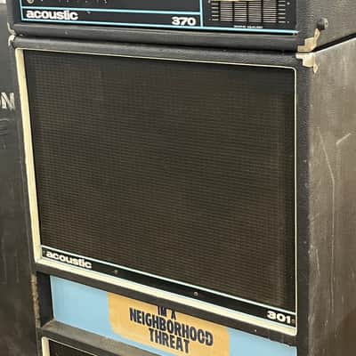 Vintage 1970s Acoustic Control Corp. Model 370 solid state Bass Amp Head & Model 301 Pair Of 1x18” Folded Horn Speaker Cabinets~LOUD~Known as “The Jaco Rig” image 22