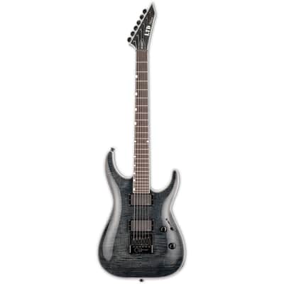ESP LTD MH-1000 Guitar w/Evertune Bridge - See Thru Black image 2