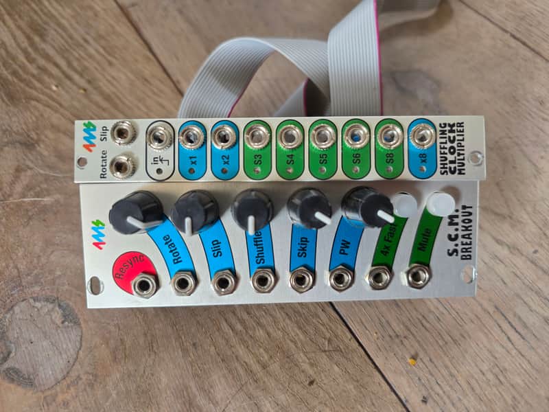 4MS Shuffling clock multiplier and Breakout 2016 - Silver image 1