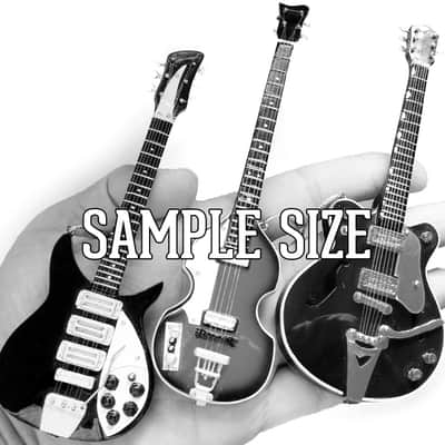 MGC The Beatles Miniature Guitar Ed Sullivan Set of 4 Guitar & Drums Super Mini 4Mic  Cake Topper image 4