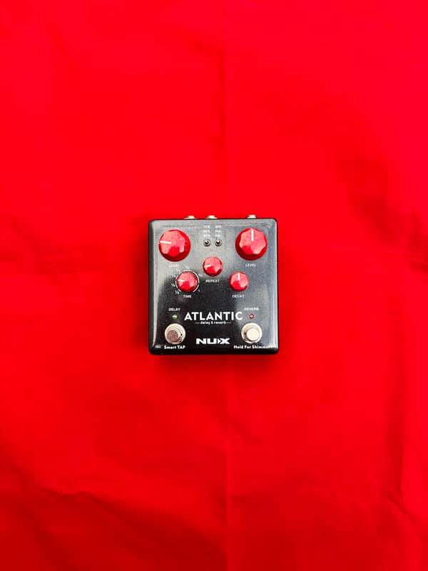 NuX NDR-5 Verdugo Series Atlantic Delay/Reverb 2018 - Black/Red image 1