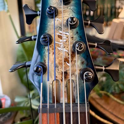 Ibanez SRAS7-CBS Bass Workshop Hybrid Fretless Soundgear 2023 - Present - Cosmic Blue Starburst image 10