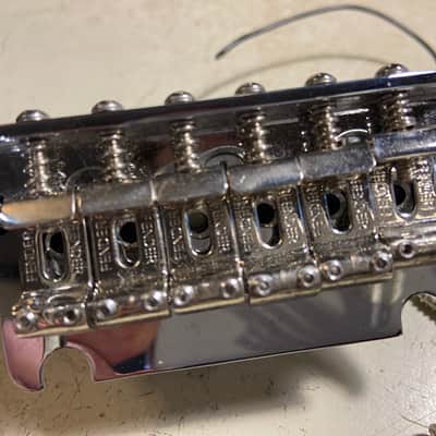 Fender Player Strat Stratocaster Hardware Bridge Tuners "F" Neck Plate Output image 2