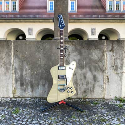 🎸 GIBSON FIREBIRD / ELLIOT EASTON TIKIBIRD / 2013 / gold mist poly / limited edition / incl. OHSC image 1