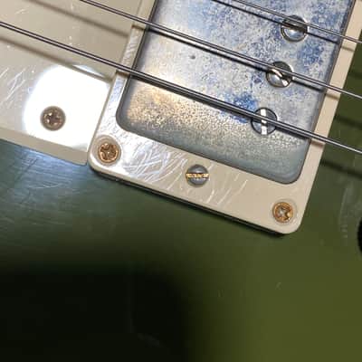 Video! 2019 Gibson Custom Shop Special Order '59 1959 Flying V Reissue Olive Drab Green image 18