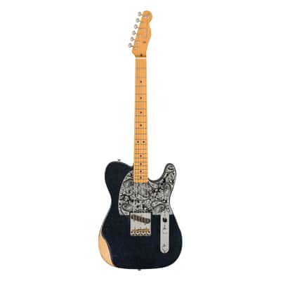 Fender Brad Paisley Road Worn Esquire Black Sparkle image 2