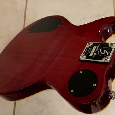 2004 Samick Avion Model AV-1/WR Greg Bennett Design,  Transparent Red image 18