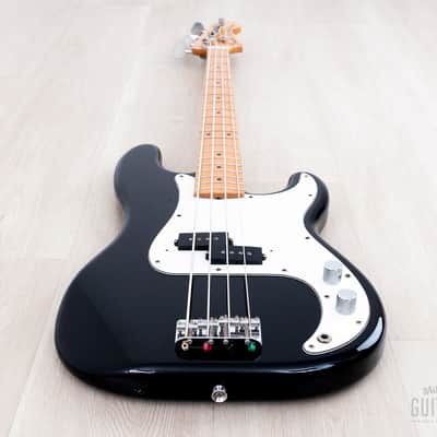 1990 Fender Precision Bass ‘70 Vintage Reissue PB70-700 Black w/ Ash Body, Japan MIJ Fujigen image 11