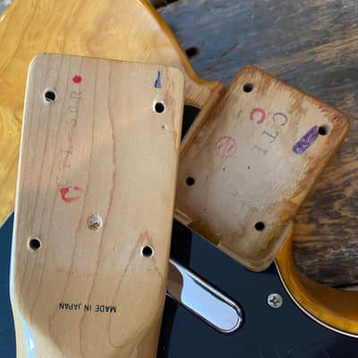 Vintage Fender Japan Mid 80's FujiGen 1972 Reissue Telecaster Relic MIJ E-Serial MIJ image 12
