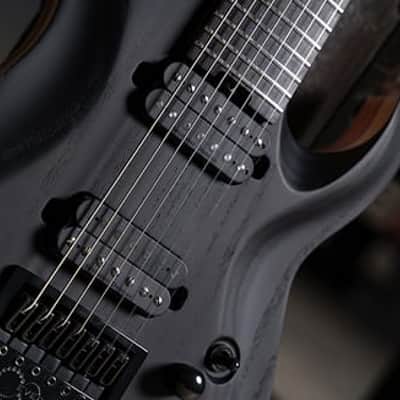 Cort KX707 EverTune 7-String - Open Pore Black image 3