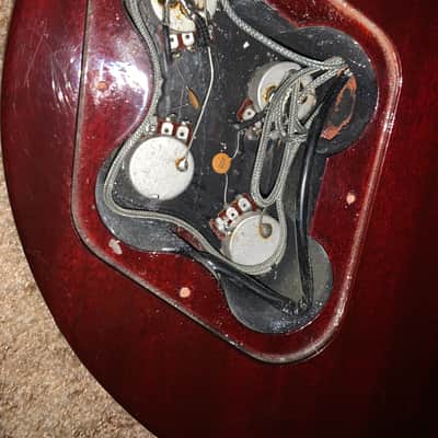 Orville by Gibson LPR 1993 - Lemon Burst Light Tiger Flame Lacquer Cream Fret Edge Binding image 12