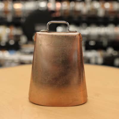 Vintage Ludwig Gold Tone Script Logo 5" Cowbell image 6