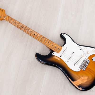1999 Fender American Vintage ‘57 Stratocaster Sunburst, 100% Original w/ Case image 12