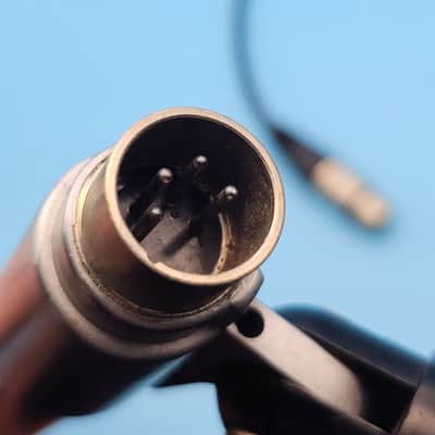 ☆Rare Vintage 1950s Turner Model 57 Dynamic Microphone w/ 4 Pin Female XLR Adapter Cable - Electro-Voice 654 S57 image 25