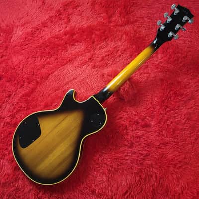 Rare - Aria Pro II LC-1000 1977 - Tobacco Brown Sunburst Lacquer Finish - Les Paul Custom - Original DiMarzio Super II DP104 Humbuckers - Ebony Fretboard & Mother Of Pearl Inlays - Made In Japan - MIJ image 11