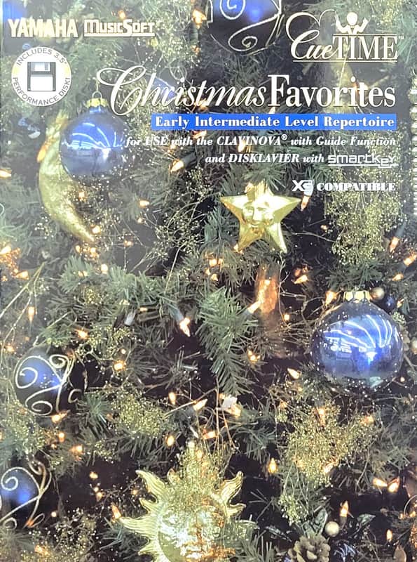 Cue Time - Chrismtas Favorites - with 3.5" performance floppy disk for clavinova and disklavier image 1