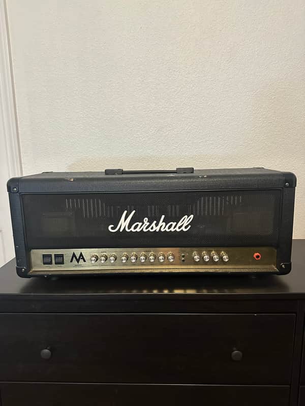 Marshall MA100H 2-Channel 100-Watt Guitar Amp Head 2010 - 2013 - Black image 1