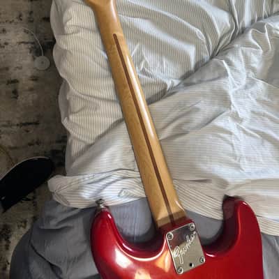 Fender American Standard Stratocaster Left-Handed with Rosewood Fretboard 1990 - 1993 - Frost Red image 10