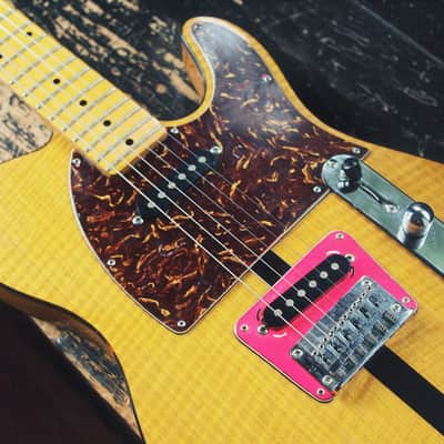 Prinz of Tone! Hohner The Prinz Mad Cat Prince Telecaster with Bookmatched Flamed Maple Top image 2